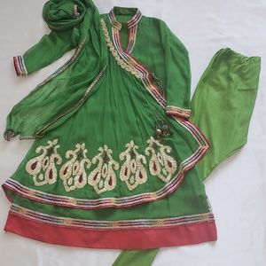 COPY - 3pc Semi-formal Pakistani Indian Anghakha Style Outfit